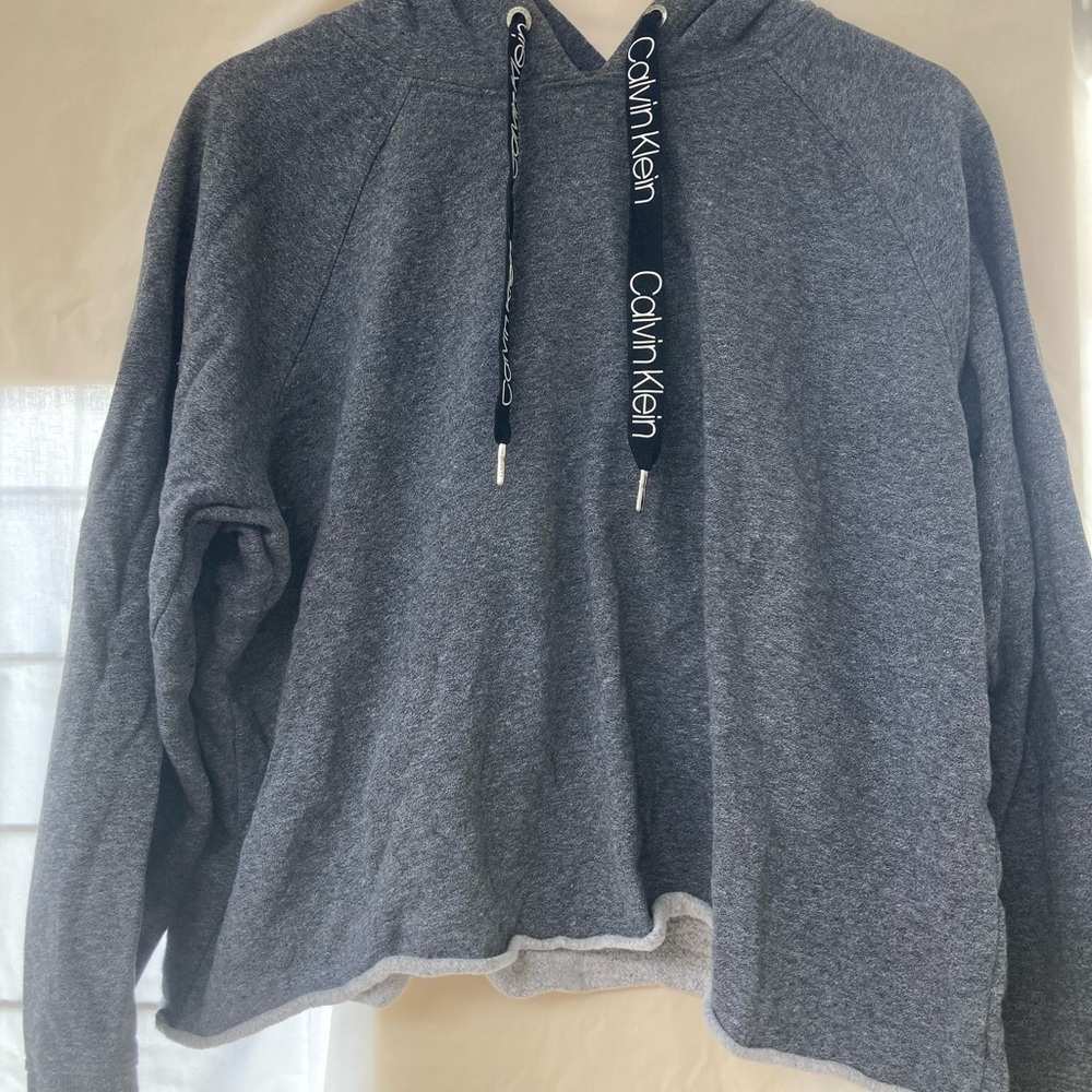 Calvin Klein Charcoal Hoodie Sweater